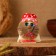 The amulet "Domovyen", in a cap with a balalaika, 9 cm, Lenon, mix