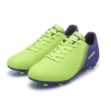 Бутсы футбольные Atemi SBA-005 MSR KIDS, ярко-салатовый/фиолетовый, размер 33