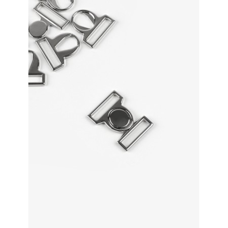 Flotter for a swimsuit, metal, 17 mm, 5 pcs., Silver color