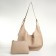 Women's bag on magnet Textura, average size, beige color