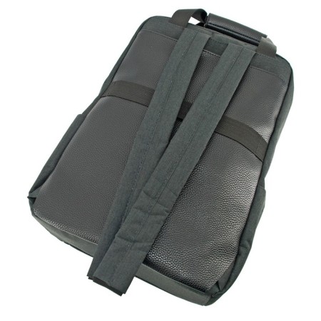 Bag-rug-rug V2817-00140, black color, textiles with artificial leather inserts, 26x13x40 cm 10-1