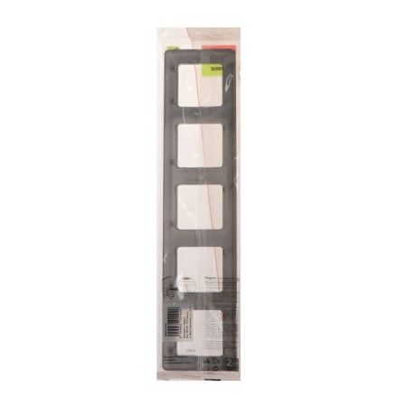 Frame Legrand Inspiria, 5 post, aluminum-3