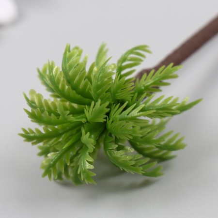 Artificial plant for creativity plastic "Palma" 11 cm-3
