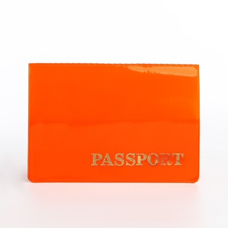 Passport cover, orange color-1