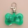 Bone-handler bean with a sticker for a note of 3 glow modes, green