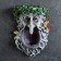 Suspending decor-feed for birds "goblin", polystone, 23cm, gray, good souvenirs, street souvenirs