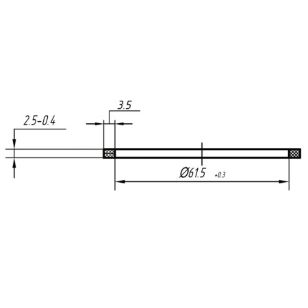 Laying "Ani Plast" M090, 1 1/2 "x 40 mm-2
