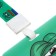 Badge horizontal, external, 100 x 80mm, internal 52 x 82mm, tape 42 cm, frog