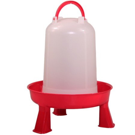 Bunker feeder for poultry for 3 kg, on legs, plastic