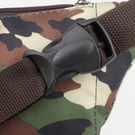 Board belt on a zipper, 2 external pockets, camouflage color/brown-3