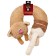 Soft toy - pillow "Cat Freddo Kapuchino", 31 cm