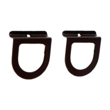 Mosquito grid pen, metal, brown, 2pcs.