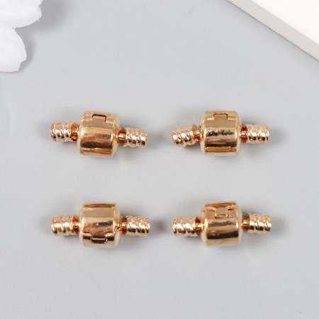 Castle metal for a bracelet with a latch, external d = 0.4 cm gold-1