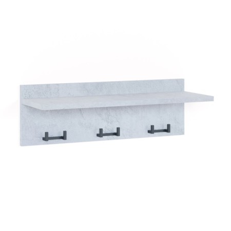 Hallway "VSh8", 598 × 212 × 196 mm, shelf, 3 hooks, color concrete-1