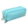 School pencil case on a zipper 3-section, blue