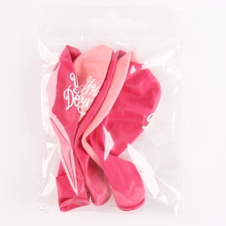 Shar Latex 14 “We have a daughter!”, Pastel, set of 5 pcs., Mix-1