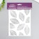 Plastic stencil "Textured leaves" 24x16 cm