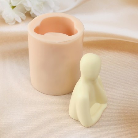 Silicone Mold "Abstraction 2" 5x3.6x7.5 cm-1