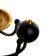 Chandelier "Floa" 5he14 40W black and gold 60x73x60 cm Bayerlux