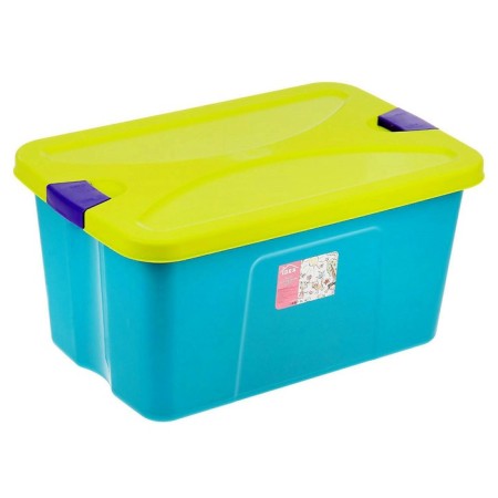 Box for toys "Secret", turquoise color