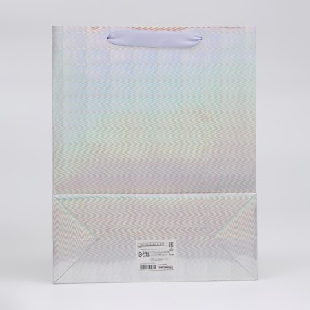 Package Hologography with the window "Heart", "Silver", m 32 x 25.5 x 11 cm-1