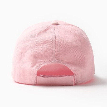 Cap for girls Minaku "Love" color pink, river 52-2