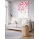 Decorative panel with photo printing "Rain of hearts", vertical, size 100x150 cm