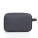 Cosmetic bag with lightning, black/gray color