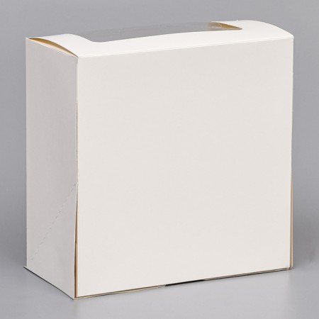 Confectionery packaging with the Mousse window, white, 23.5 x 23.5 x 11.5 cm-3