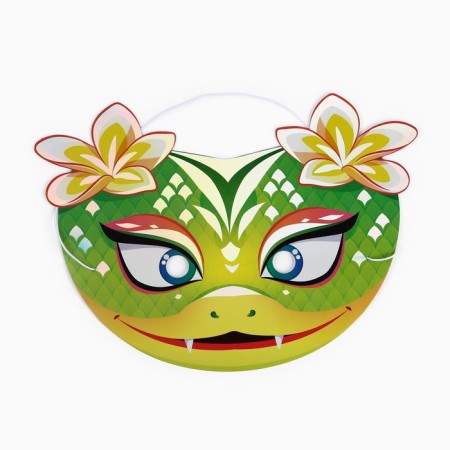 Mask Carnival New Year's “Milashka” for the New Year, holography, 26.3 x 18.8 cm-1