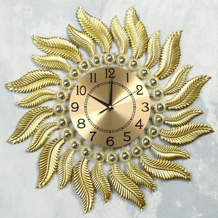 Wall clock, series: openwork, "eon", discrete move, D-60 cm, dial 22 cm