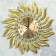 Wall clock, series: openwork, "eon", discrete move, D-60 cm, dial 22 cm