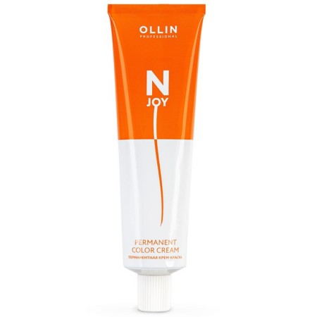 Cream-coloring hair permanent OLLIN Professional N-Joy, tone 9/12, ash-purple blond, 100 ml-5