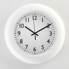 Watch wall, series: classic, D-30 cm, white