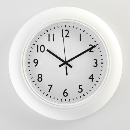 Watch wall, series: classic, D-30 cm, white