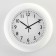 Watch wall, series: classic, D-30 cm, white