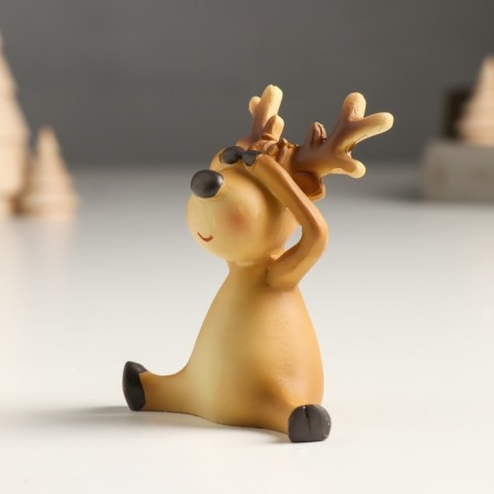 Souvenir Polystone "Losik - I do not see, I do not hear, I will not say" mix 7x3.5x7.5 cm-4