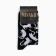 Minaku socks "cats", black color, size 36-37 (23 cm)