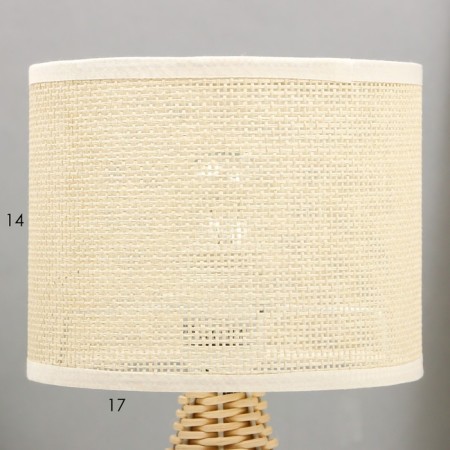 Board lamp "Wicker" E27 40W Beige 25x25x37cm-3