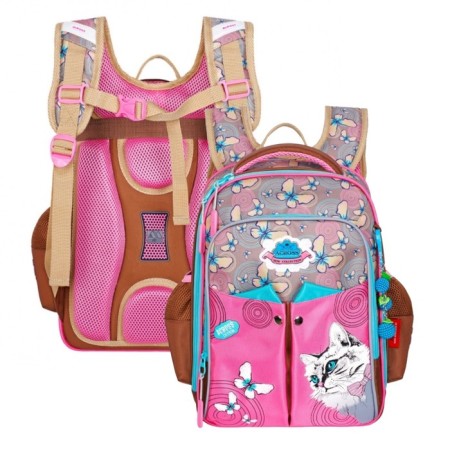 Frame backpack 35 x 26 x 18 cm, Across ACS5, pink ACS5-5