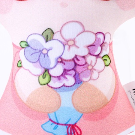 Antistress toy "kitten with flowers"-4