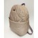 Backpack Nino Latte quilted fabric
