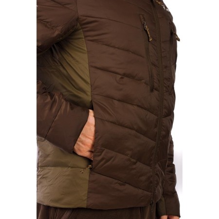 Jacket with hood men's Pride Mangust, nylon, brown, rr 48-50 growth 170-176-11