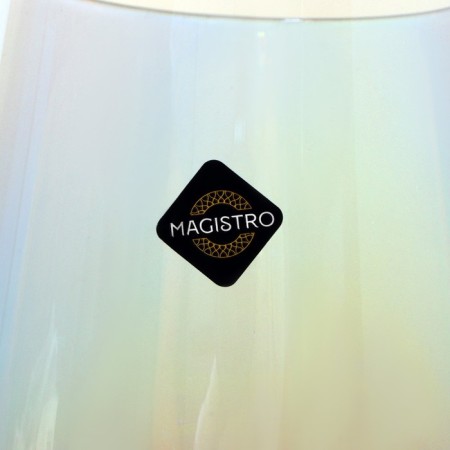 Glass glass Magistro "Illusion", 450 ml, pearl color-3