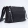 Bag Cross-Bodi with a zipper, black color