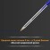 Set of ballpoint pens, 4 pieces, BIC "Cristal Original" Knot 1.0 mm, average letter, blue ink, transparent case