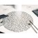 A set of serving napkins on the table “Spider Web”, D = 38 cm, 4 pcs, silver color