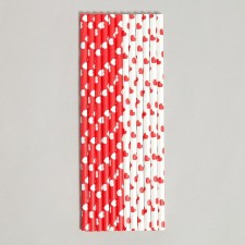 The tubes for the “heart” cocktail, in a set of 12 pieces