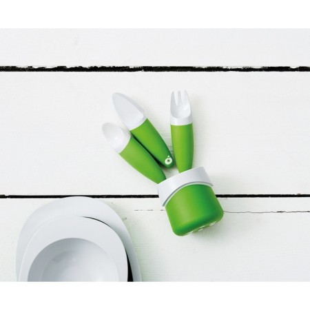 Set of cutlery for children's green-3