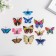 Magnet Plastic "Butterfly Blostka" set 12 pcs mix